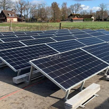 Solar ballast Racking of House Roof